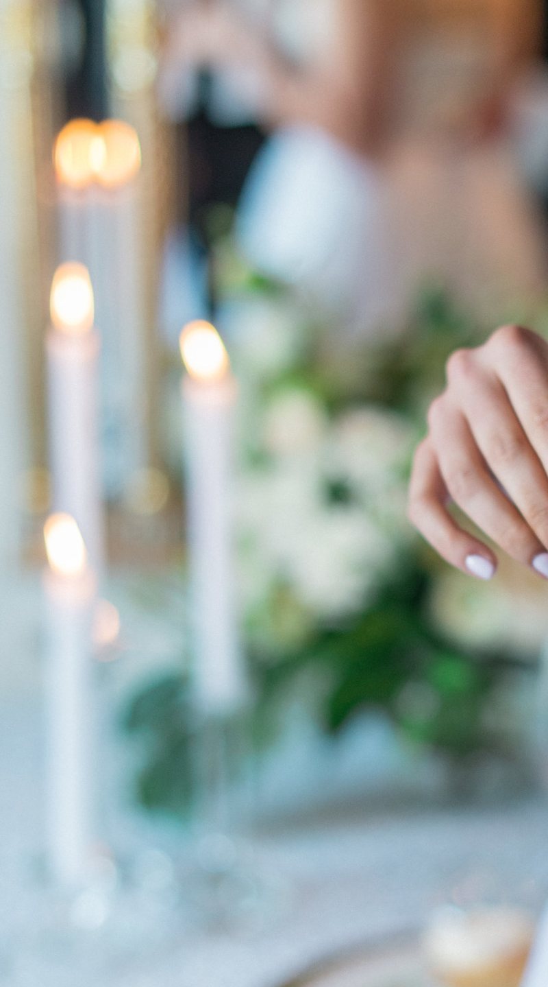 Candles and florals